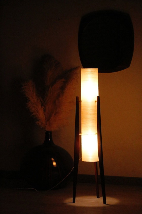 Image 1 of Lampe Rocket - Crème - 1960