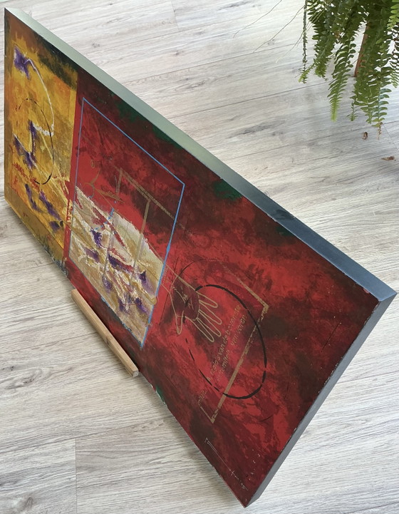 Image 1 of Piotr Konkel - tríptico ‘Abrazo’ - serigrafías sobre tabla