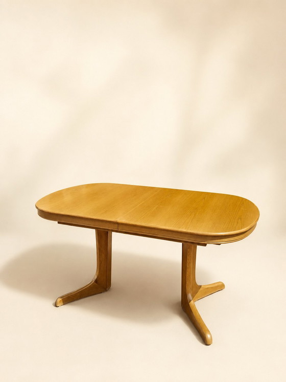 Image 1 of Scandinavian extendable dining table 3.05cm x3 inlay leaves