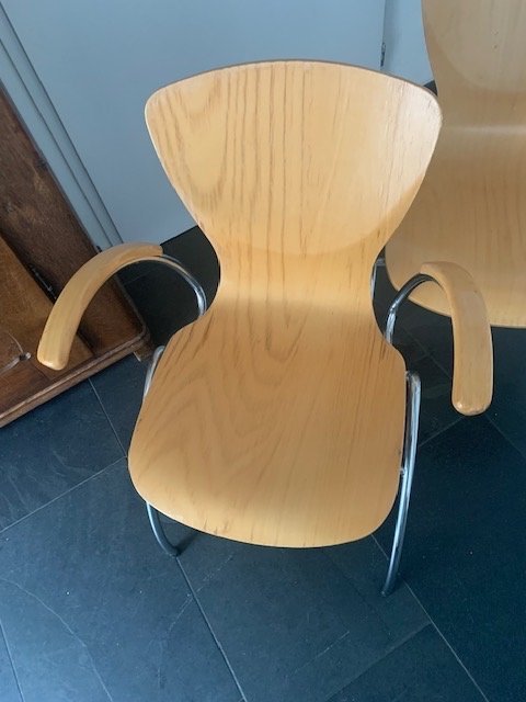 Image 1 of Sedie a farfalla con schienale blu