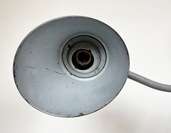 Image 1 of Grey Industrial Scissor Wall Lamp from Elektroinstala, 1960s