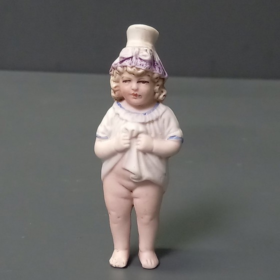Image 1 of Victorian Bisque Porcelain Figurines - Set