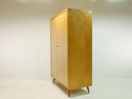 Image 1 of Armoire d'entrée vintage / armoire à vêtements / armoire à linge - années 60, Allemagne