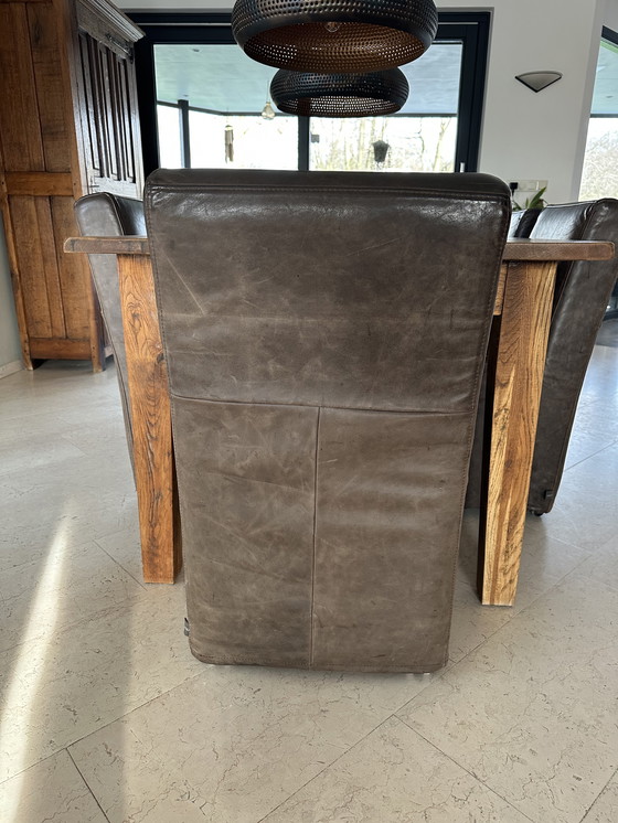 Image 1 of Sedie da pranzo in pelle €/pezzo