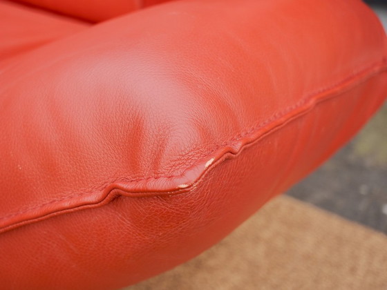 Image 1 of Leolux Tango | Canapé design 3 places | Cuir rouge | Vintage