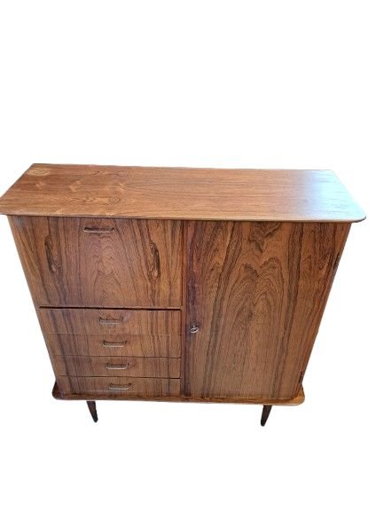 Dänischer Design Getränkeschrank, Sideboard, Holz, Beige (Foto 4 von 5)