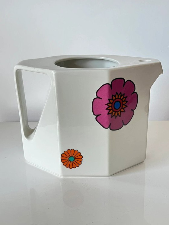 Image 1 of Brocca/caraffa vintage Villeroy & Boch Acapulco - porcellana floreale anni '70
