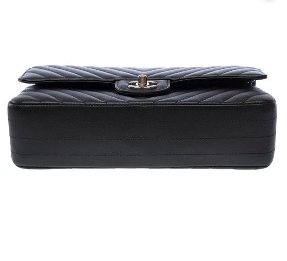 Image 1 of Sac CHANEL Timeless/Classique en Cuir Noir - 103570