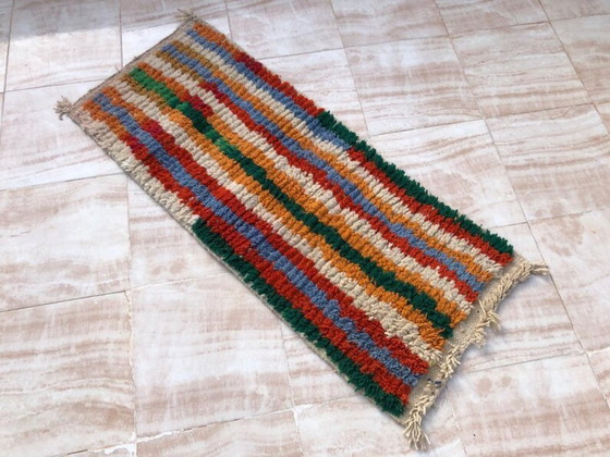 Image 1 of Alfombra marroquí de pasillo de 250 cm x 80 cm.