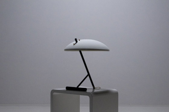 Image 1 of Lampe de Bureau Blanc Negro Evoluon par Louis Kalff pour Philips, 1950