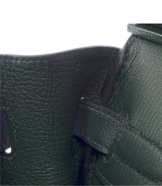 Image 1 of Sac HERMES Birkin 30 en Cuir Vert - 103372 Prix de vente