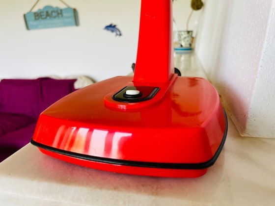 Image 1 of Retro futuristische rote Goosenck Schreibtischlampe aus der UdSSR, 1980er