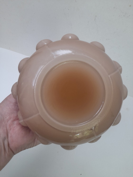 Image 1 of Orrefors Swedish Beige Opaline Vase 