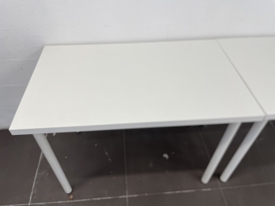 Image 1 of 7 x Tavoli bianchi Ikea modello Linnmon