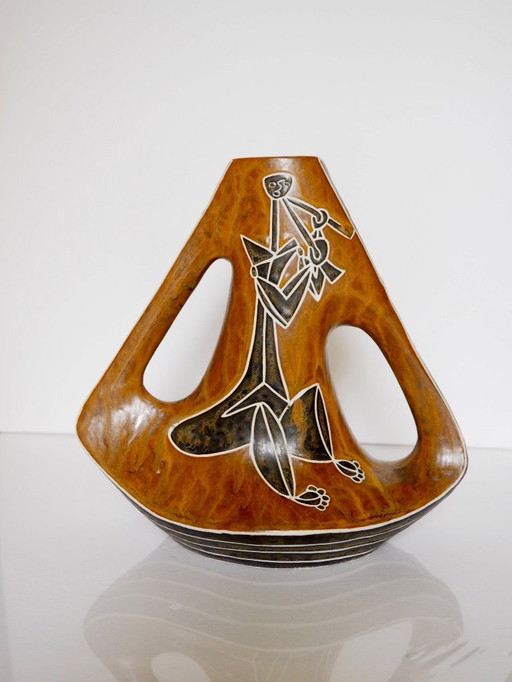 Vase céramique Gérard Hofmann 1959