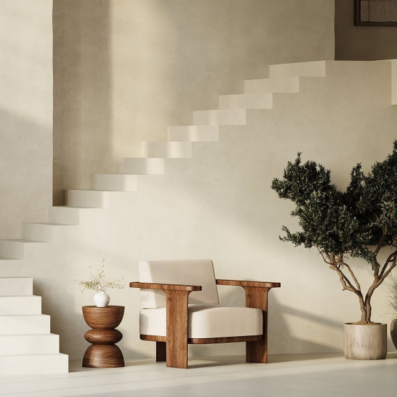 Lisbon Fauteuil – Textile, Wood (photo 4 of 5)