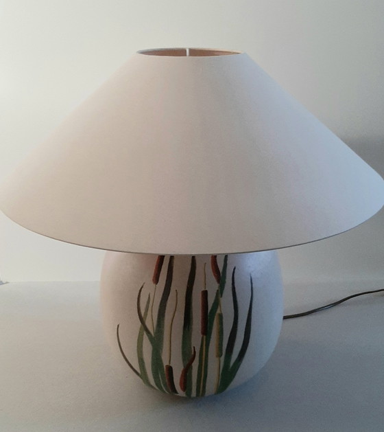 Image 1 of Lampada da tavolo in ceramica in stile Japandi di metà secolo