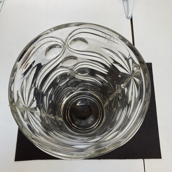 Image 1 of Grand vase en verre vintage 70’S travail italien 