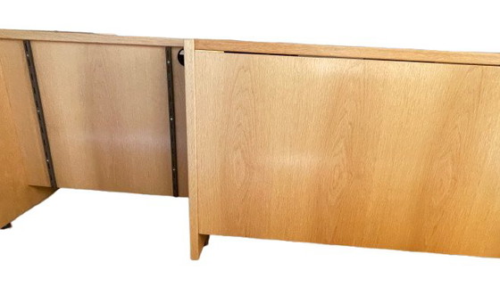 Scrivania Vintage Colorgan Design – Impiallacciatura di Rovere – Solida - Design Belga – Scrivanie, Wood (photo 7 of 10)