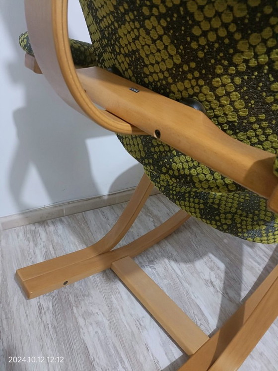 Peter Opsvik - Stokke - Duo Balance (1991 design) – Office chairs, Textile, Wood (photo 5 of 5)