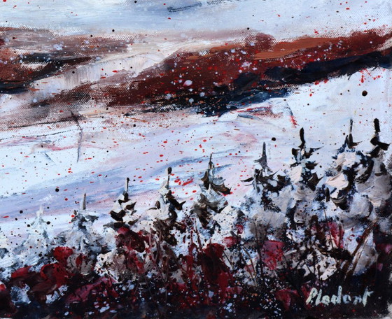 Está nevando – Pinturas y dibujos, Canvas (photo 4 of 5)