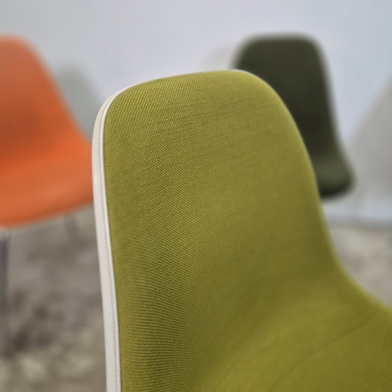 Image 1 of Eames Herman Miller, sedie in fibra di vetro Vitra DSX, vintage