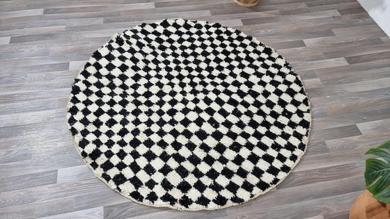 Round Moroccan Rug Berbere 150/150cm – Tapis, Wool (photo 7 of 7)