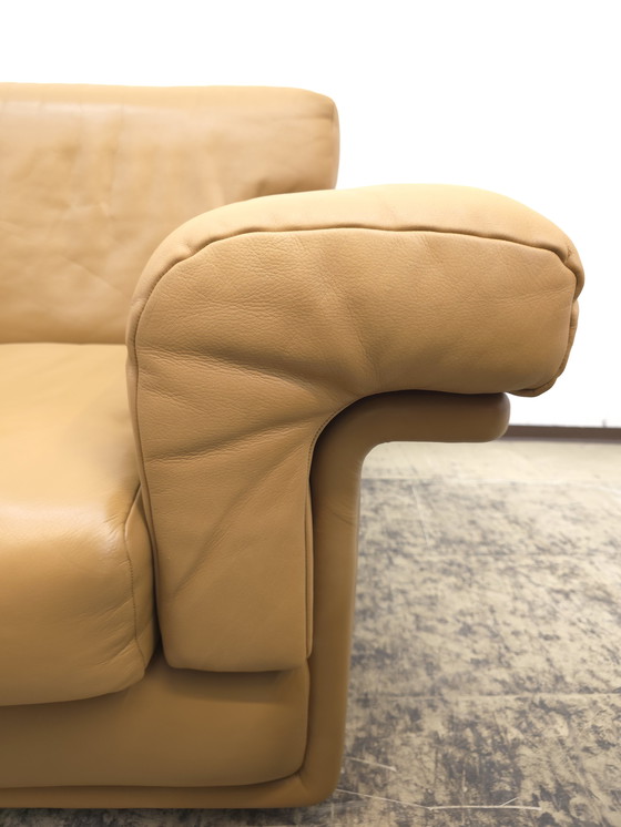 Image 1 of De Sede ds 68 Set Designer Armchair Leather Armchair Designer Sofa Leather Sofa desede Stool