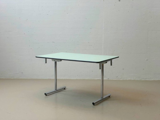 Image 1 of Mesa plegable Kelko práctica de color turquesa/verde