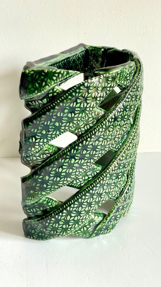 Image 1 of Vintage keramische wandlamp