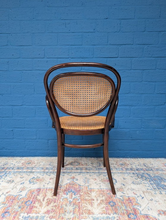 Image 1 of 7x Vintage rattan chairs, model 215r, Thonet