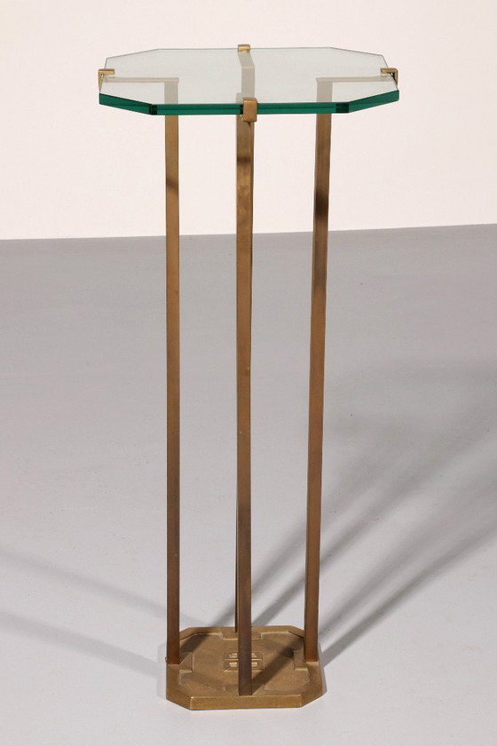 Image 1 of Rare Peter Ghyczy T18 Console Tables, 1970s Design (73 cm high.)