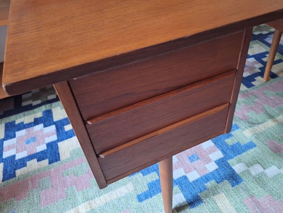 Image 1 of Mid Century Teak Desk, Denmark 1960s