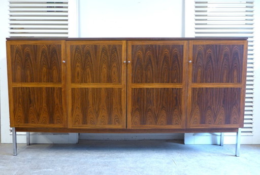Prachtig midcentury vintage palissander highboard wandkast