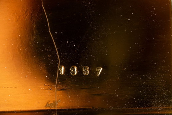 Image 1 of Gold-plated brass and copper lamp, 1936 Olympic Games