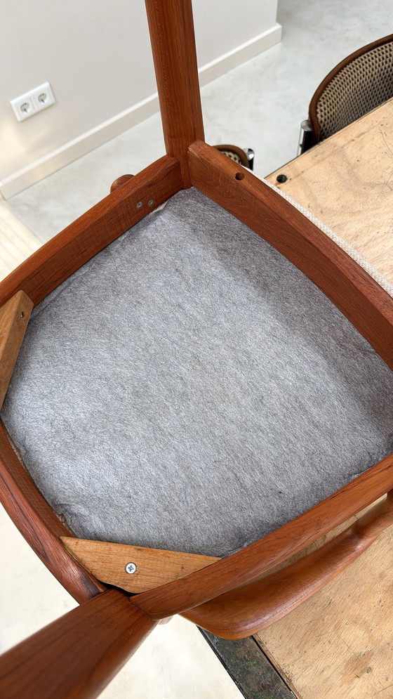 Image 1 of Vintage Danish teak wooden chair Niels Koefoed