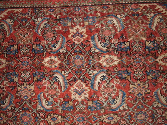 Image 1 of Handgemaakt antiek Perzisch Mahal-tapijt 8,9' x 11,7' (274 cm x 359 cm) 1900 - 1B212