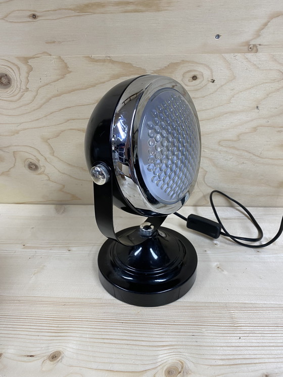 Image 1 of Lampada da scrivania vintage - lampada da tavolo - stile faro - caverna dell'uomo - cool