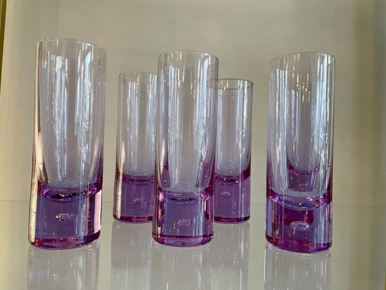 Image 1 of Mondgeblazen alexandriet kristallen longdrinkglazen