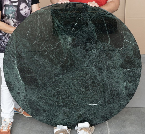 Original Round Knoll Tulip Dining Table (120cm) in Alpi Verdi Glossy In New Condition!! Eero Saarinen (photo 10 of 14)