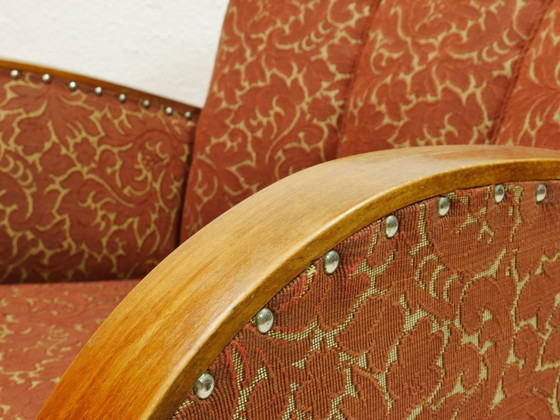 Image 1 of Fauteuil cocktail vintage, années 1950, fauteuil club, style Art déco, fauteuil lounge, Allemagne
