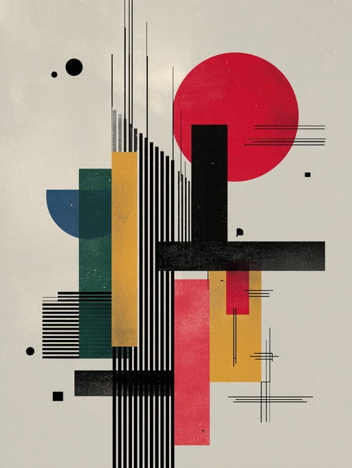 Kreation im Bauhaus-Stil