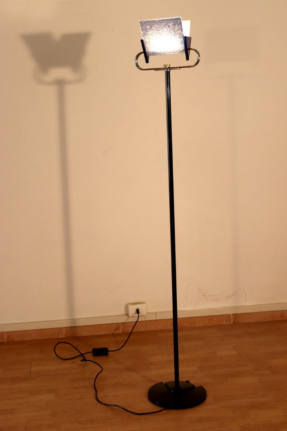 Image 1 of Lampada da terra vintage Triana di Arteluce, 1985 di Perry King e Santiago Miranda