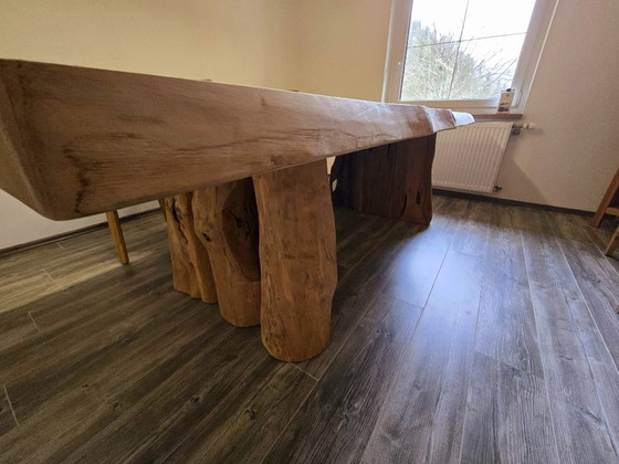 Unique! Table en bois, Table à bord brut, Plateau massif – Kröll, Tables de salle à manger, Wood (photo 4 of 6)