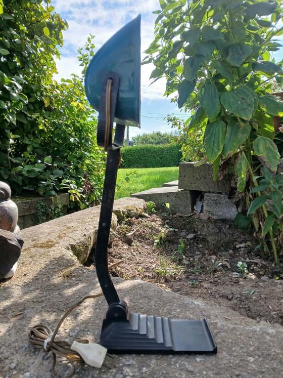 Art Deco Bureaulamp ERpé – Ritzen & Penners – Leeslamp, IJzer, Brons (photo 3 of 5)