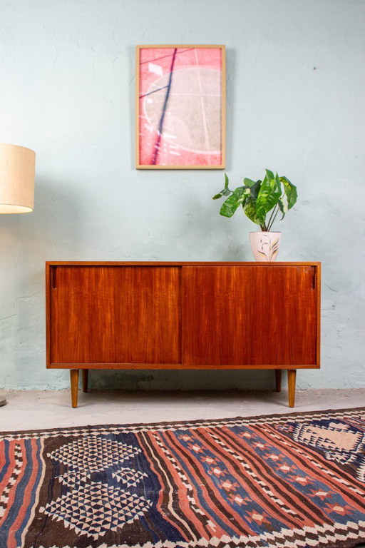 Vintage teak sideboard chest of drawers Danish Mid Century