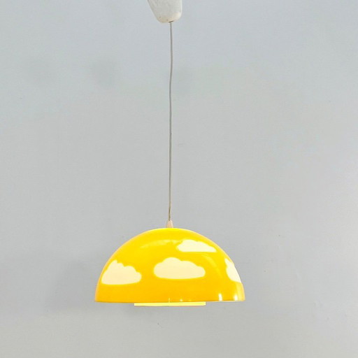 Yellow Skojig Cloud Pendant Lamp by Henrik Preutz for Ikea, 1990s