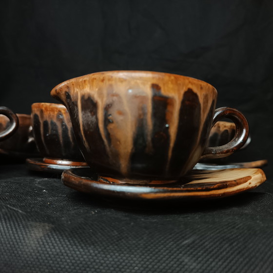 Image 1 of Service à Thé du Céramiste Belge Marcellus Aubry