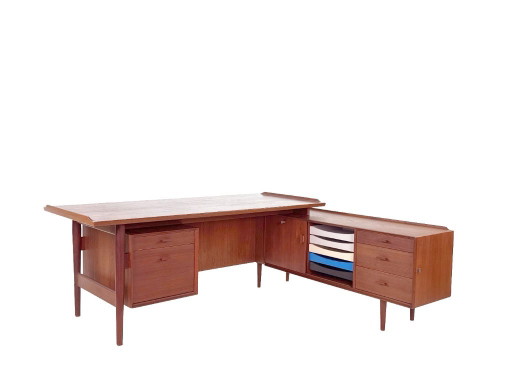 Scrivania Direzionale Arne Vodder Modello 209 – Sibast, 1970 – bureau, Wood, Vintage