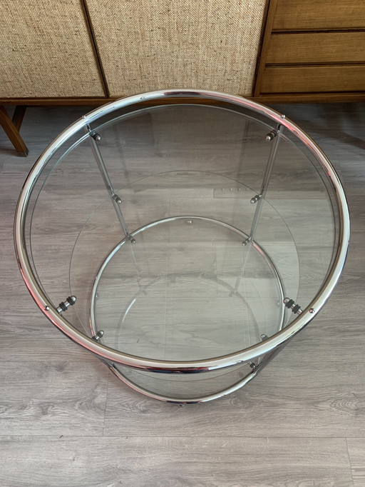 Giso tea/side table 3 glass plates